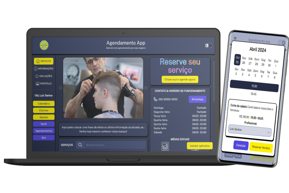 Mockup da aplicação